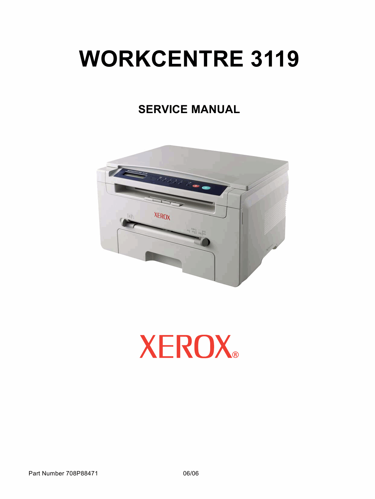 Xerox WorkCentre 3119 Service Manual-1